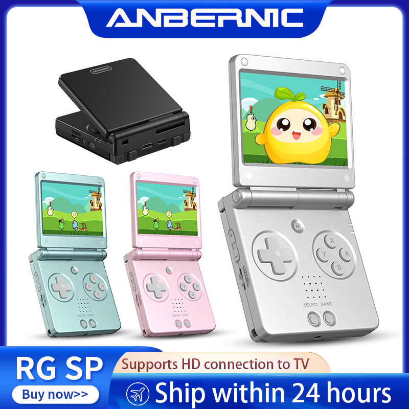 Gaming Console Handheld Retro - Anbernic RGSP Flip Retro Handheld Game