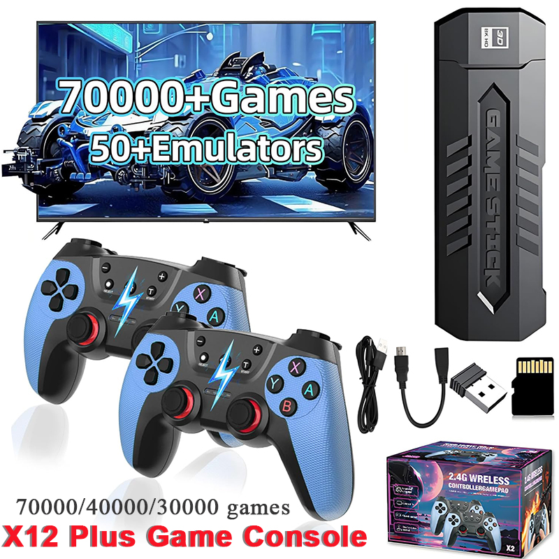 Gaming Console Handheld Retro - X2 Retro Game Stick with 128GB