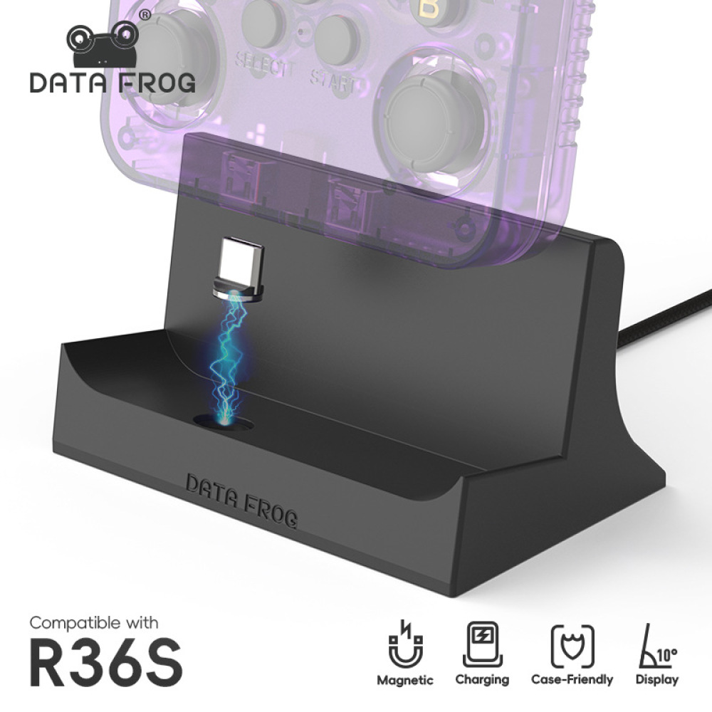 Gaming Console Handheld Retro - R36S Gaming Console Magnetic Charging Base