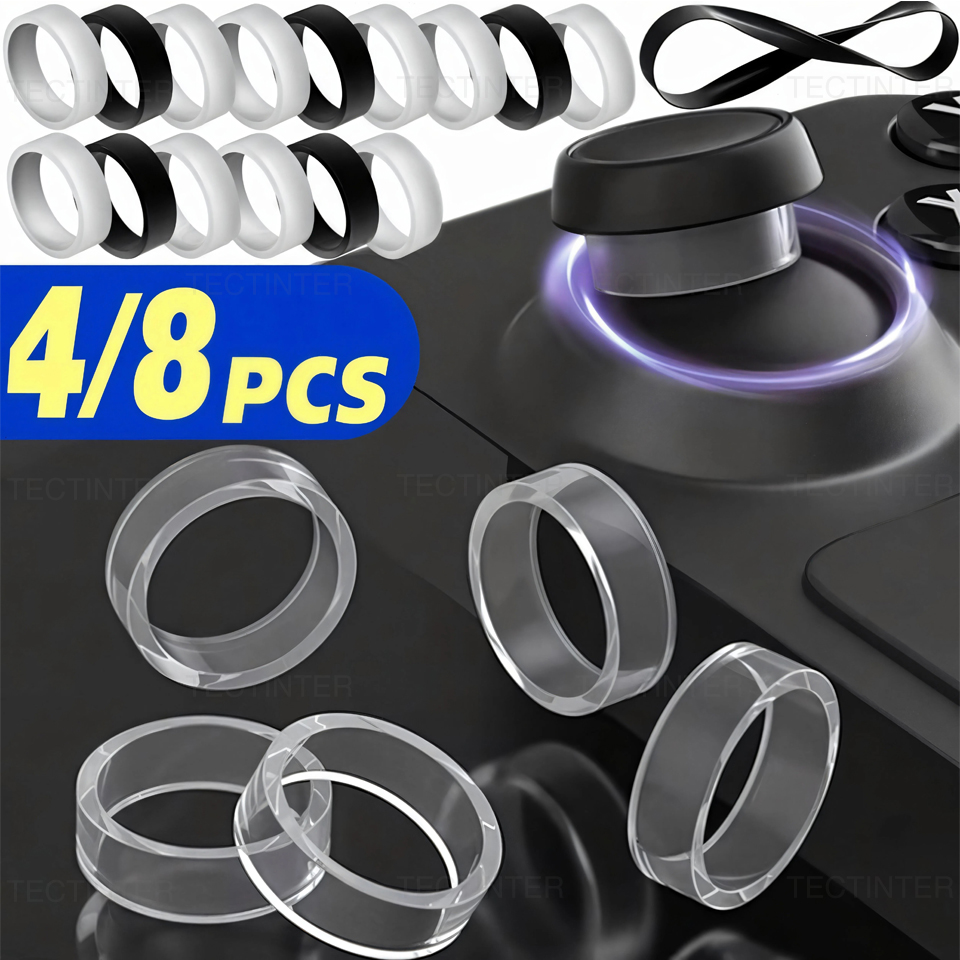 Sony Console Ps5 Slim - 4/8pcs Elastic Protective Joystick Rubber Ring
