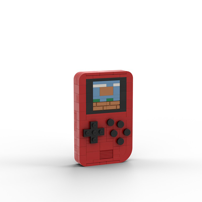Gaming Console Lego - Retro Handheld Game Console MOC Building