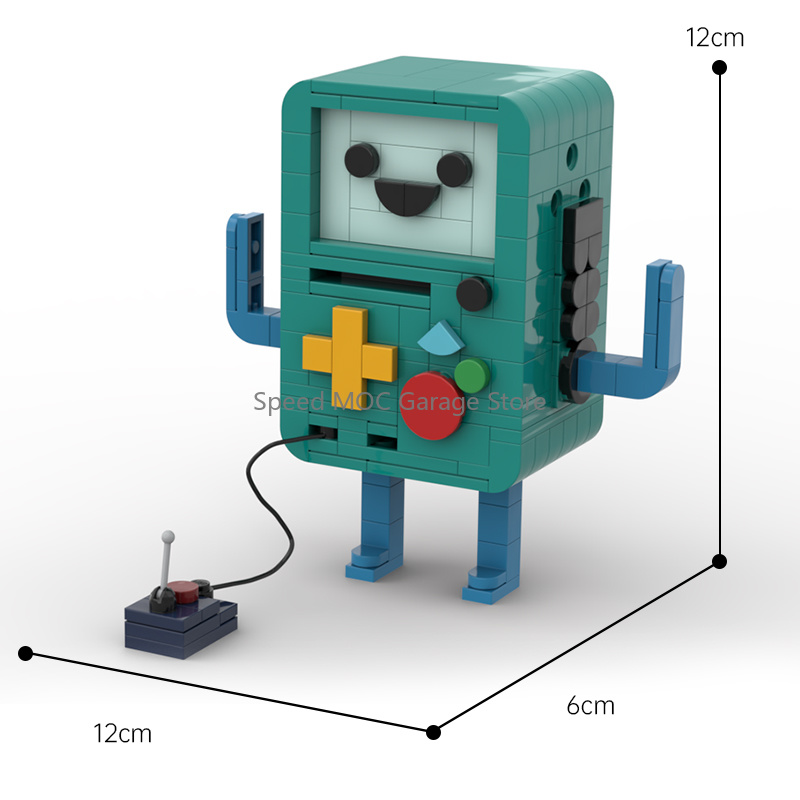 High-Detail Cute Game Robot Bu - Gaming Console Lego 评论和价格