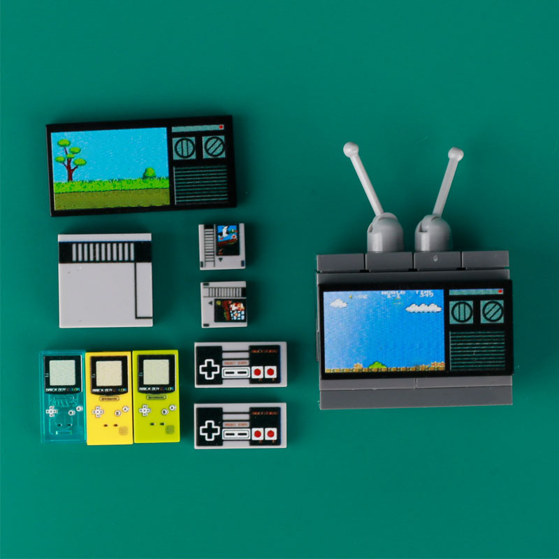 DIY City Classic TV Building B - Gaming Console Lego 评论和价格