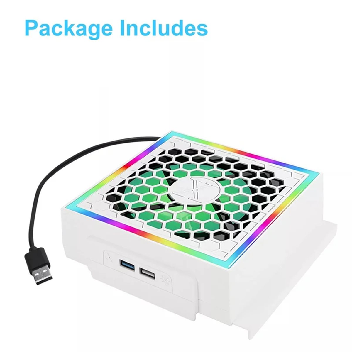 [ABJZ] LED Cooling Fan Atmosph - Gaming Console Xbox Series S 评论和价格