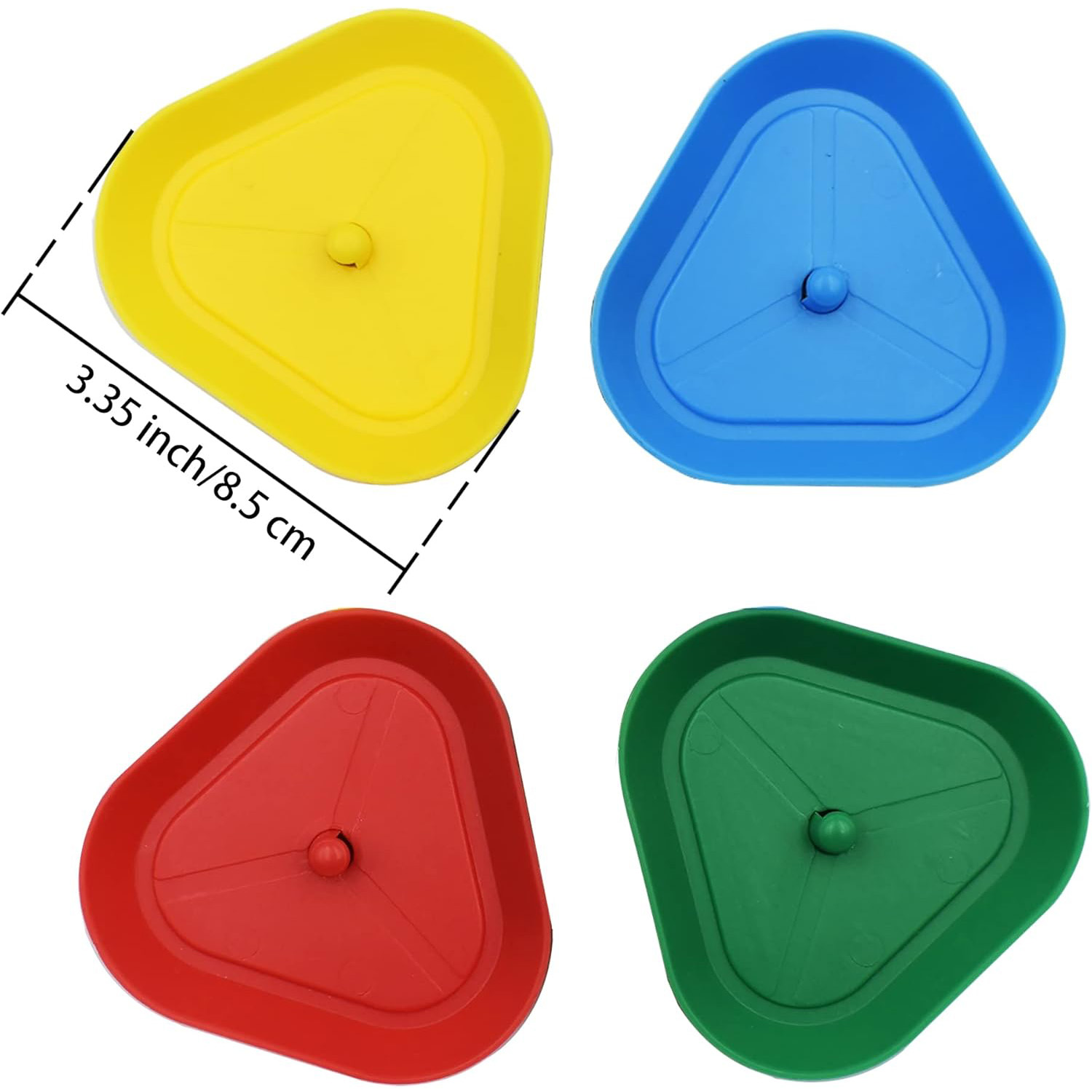 4pcs/set Triangle Shaped Playi - Gaming Card Holder 评论和价格
