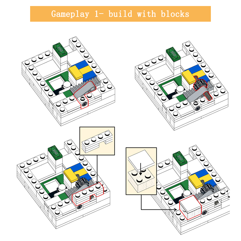 moc building blocks puzzle box - Gaming Console Lego 评论和价格