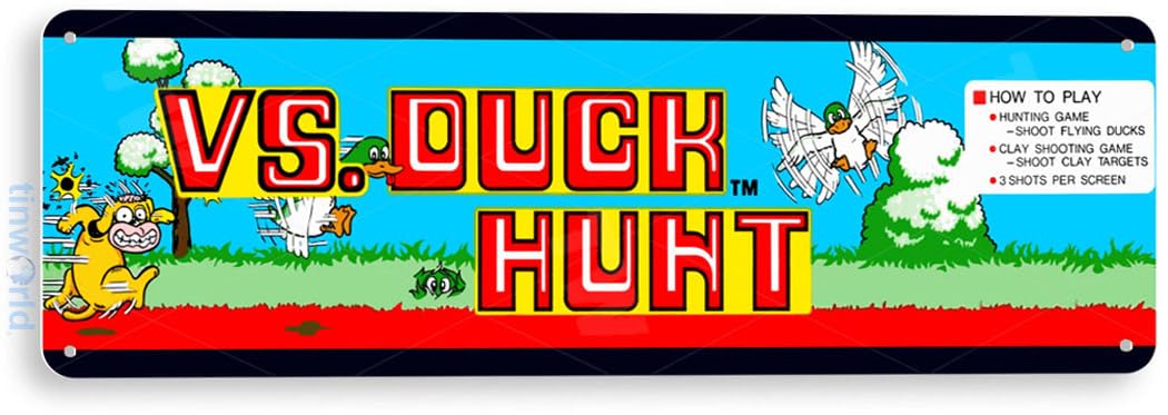 TIN SIGN Duck Hunt Arcade Marq - Gaming Console Shop 评论和价格