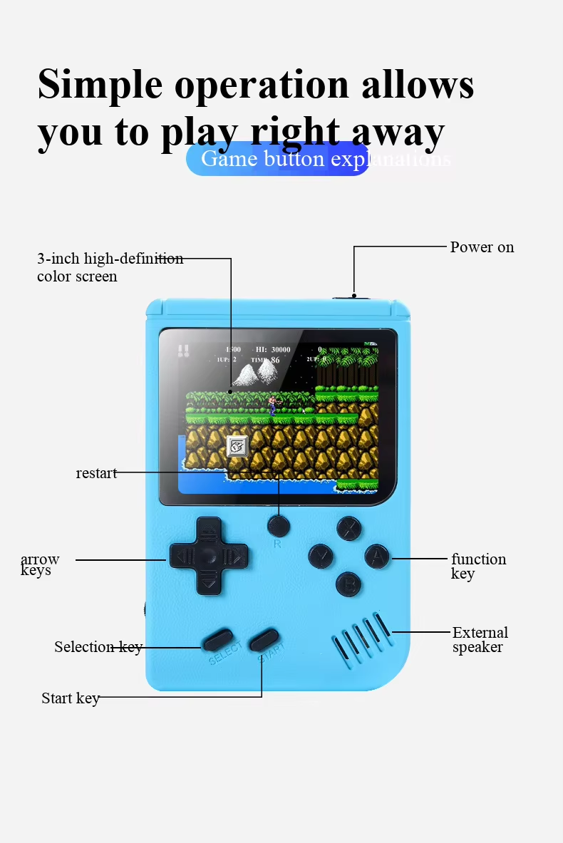 400 In 1 MINI Games Handheld G - Gaming Console For Sale 评论和价格