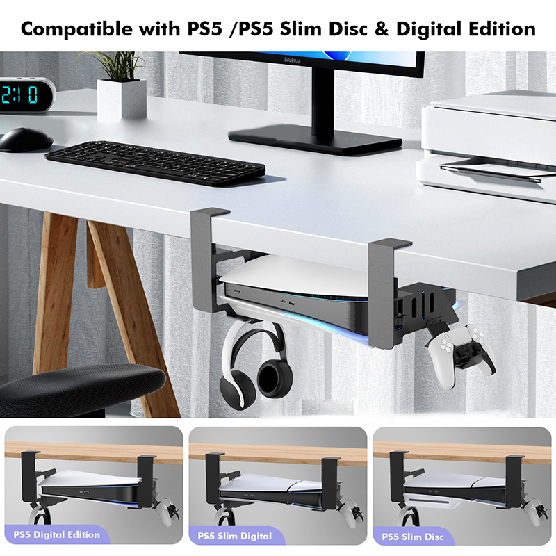 Under Table Hanging Holder For - Sony Console Ps5 Slim 评论和价格