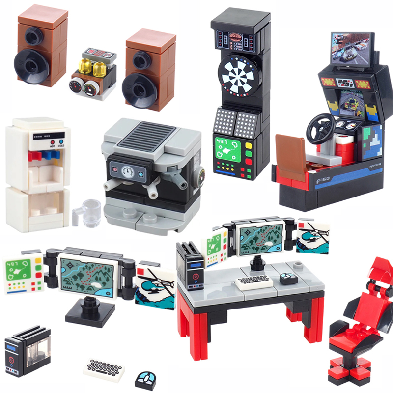 MOC City Street Scene Building - Gaming Console Lego 评论和价格