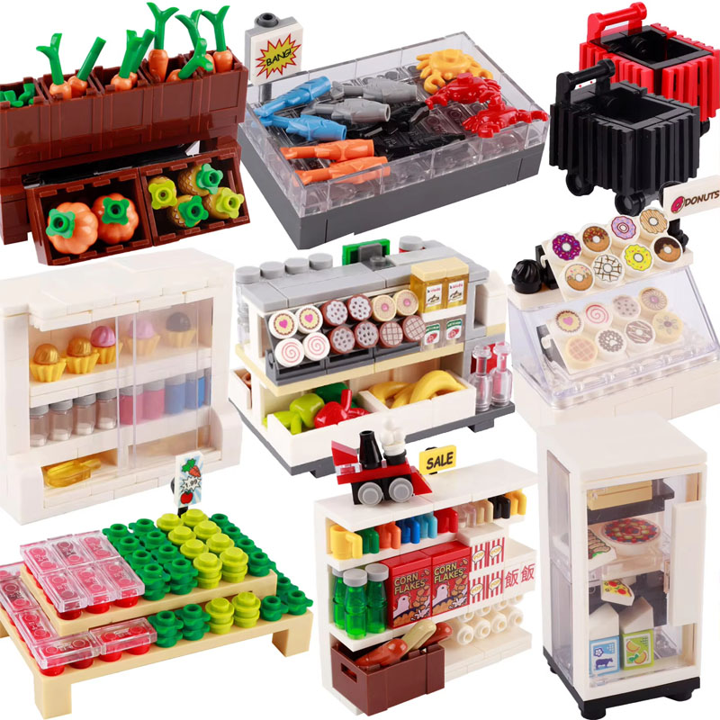 MOC City Street Scene Building - Gaming Console Lego 评论和价格