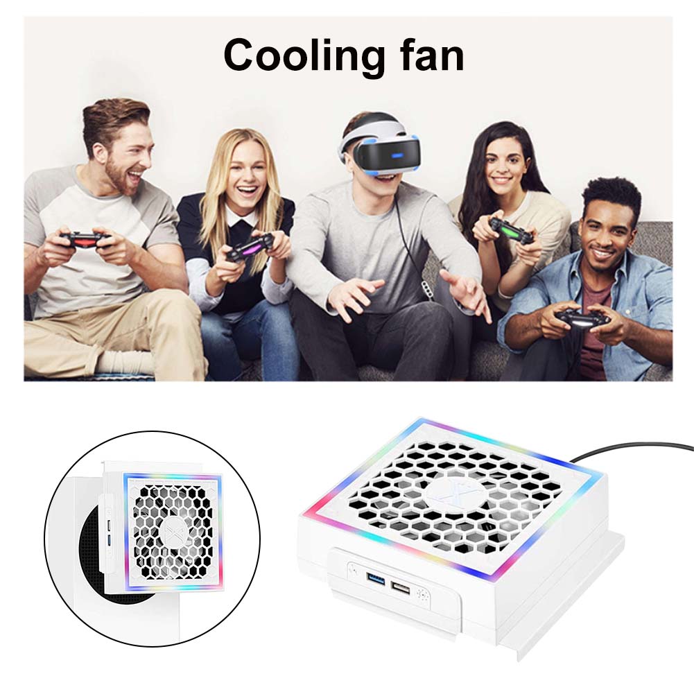 LED Cooling Fan Cooler with LE - Gaming Console Xbox Series S 评论和价格