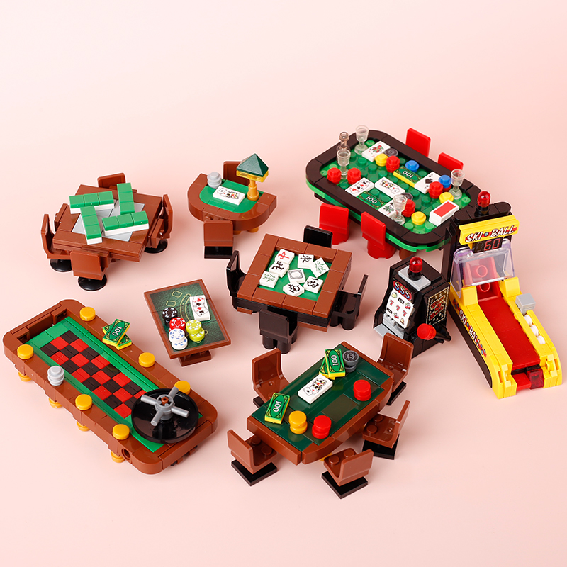 MOC City Poker Table Building  - Gaming Console Lego 评论和价格