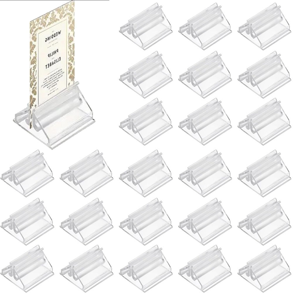 12/24/48Pcs Mini Clear Stands  - Gaming Card Holder 评论和价格