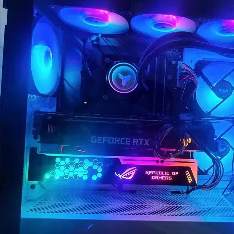 4090 VGA Holder 5V ARGB AURA S - Gaming Card Holder 评论和价格