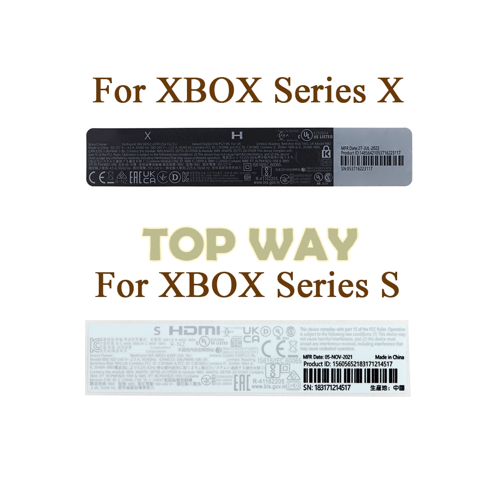 5PCS Housing Shell Sticker Lab - Gaming Console Xbox Series S 评论和价格