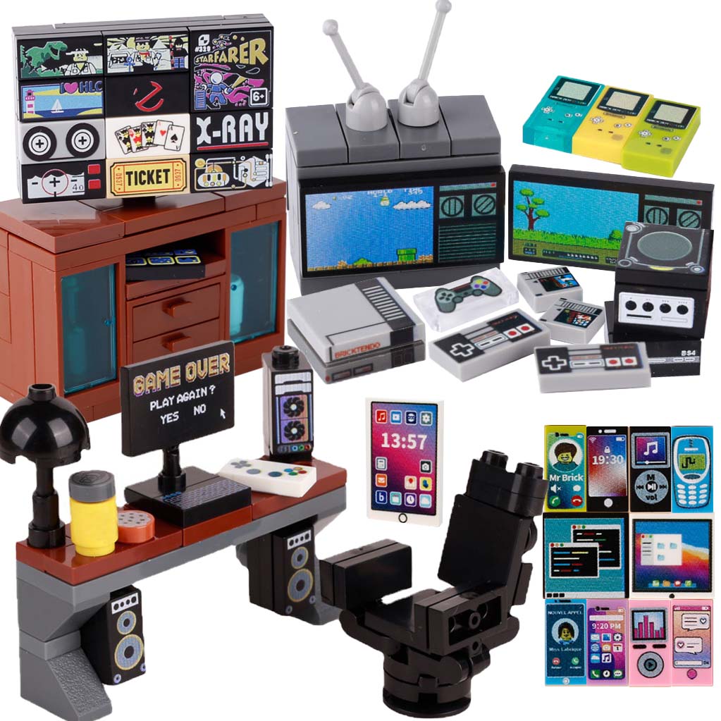 MOC Game Console Computer Mode - Gaming Console Lego 评论和价格