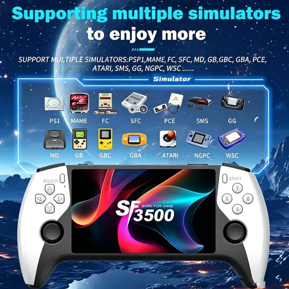 SF3500 5 inch Handheld Game Co - Gaming Console Under 500 评论和价格